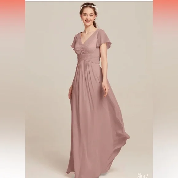 boho long sleeve maxi dresses Angel Sleeves Maxi Dress Cotton-Trim-LaceUp Front – Rama Boho Fashion main image 1